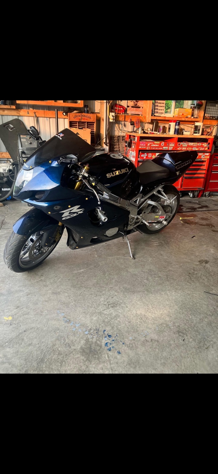 Suzuki motorcycle before