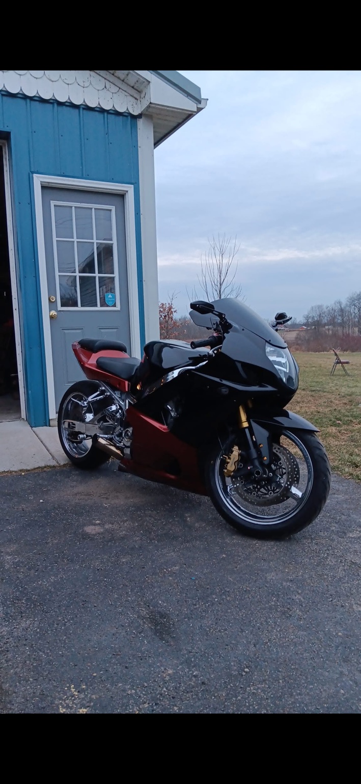 Suzuki motorcycle after