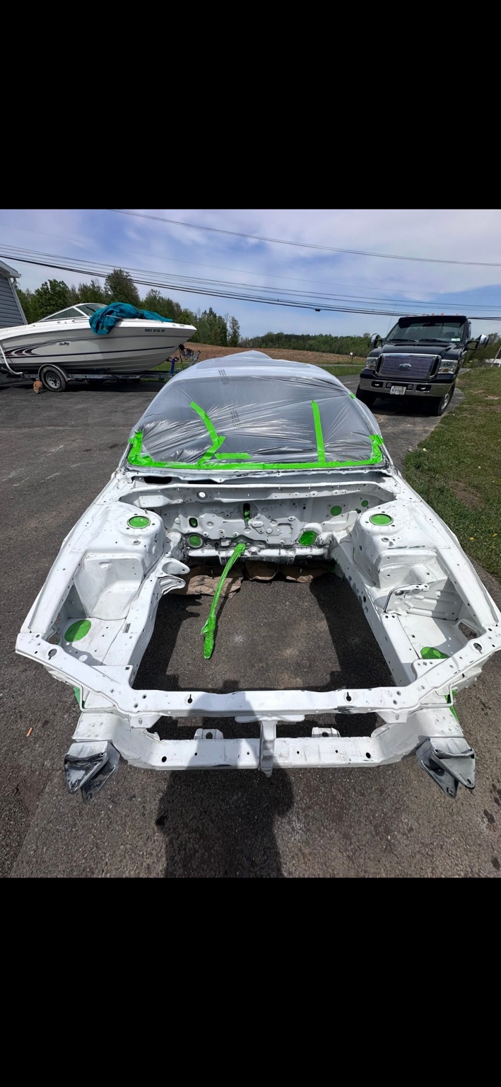 Engine bay restoration before