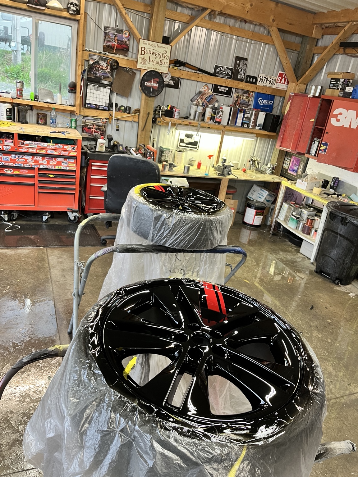 Wheel repair after